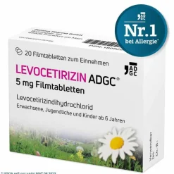 LEVOCETIRIZIN ADGC® 5 mg Filmtabletten, 20 St