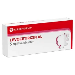 Aliud Pharma LEVOCETIRIZIN AL 5 mg Filmtabletten, 100 St> Allergie Medikamente|Levocetirizin