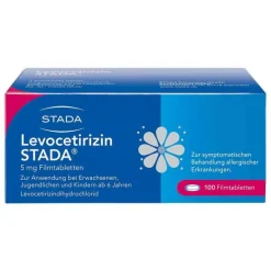 Stada Levocetirizin 5 mg Filmtabletten, 100 St> Levocetirizin|Cetirizin