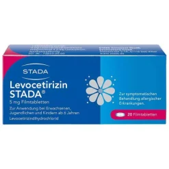 Levocetirizin STADA 5 mg Filmtabletten, 20 St