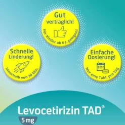 Levocetirizin TAD® 5 mg Filmtabletten, 100 St