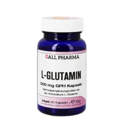 Hecht Pharma L-Glutamin 500 mg Kapseln, 60 St> Aminosäuren|Muskulatur