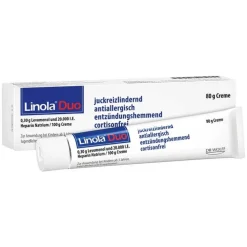 Linola ® Duo Creme, 80 g> Salbe Gegen Juckreiz|Neurodermitis Creme
