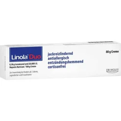 Linola ® Duo Creme, 80 g> Salbe Gegen Juckreiz|Neurodermitis Creme
