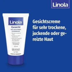 Linola Gesicht Creme, 50 ml><noscript><img width=