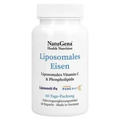 Natugena Liposomales Eisen + Vitamin C vegan Kapseln, 60 St> Vitamin C (Ascorbinsäure)