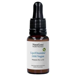 Lipovitamine 1000 vegan Vitamin D3 + A + K2 Tropfen, 15 ml