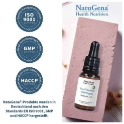 Lipovitamine 1000 vegan Vitamin D3 + A + K2 Tropfen, 15 ml