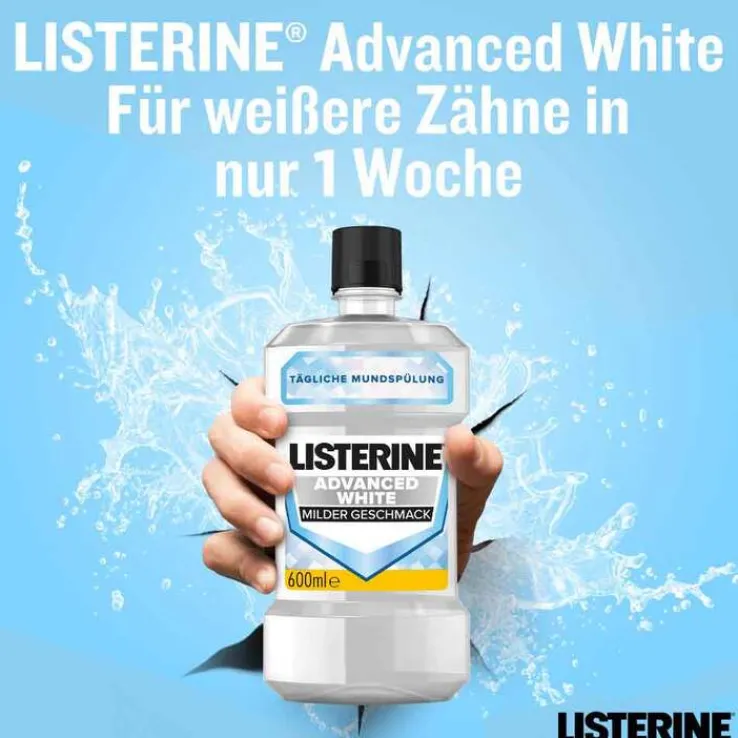 Listerine Advanced white Mundspülung, 600 ml