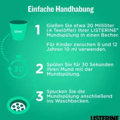 Listerine Clean & Fresh Mundspülung, 500 ml