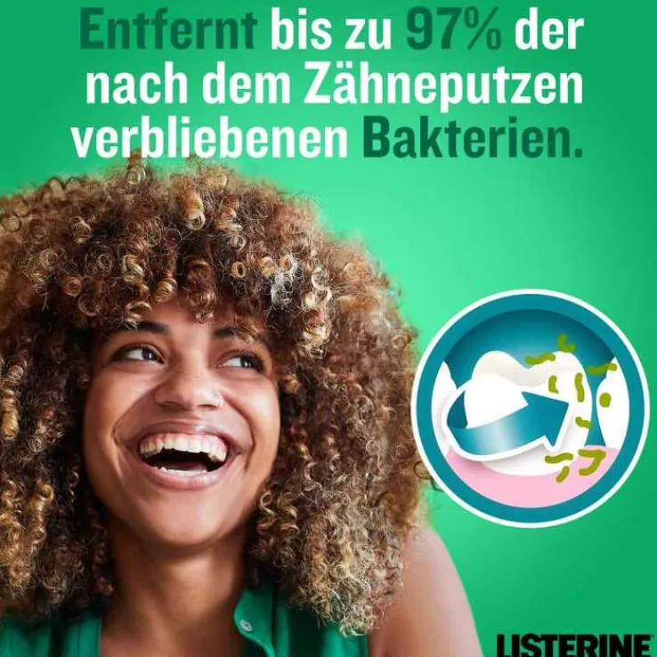 Listerine Fresh Mint Mundspülung, 600 ml