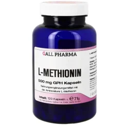 Hecht Pharma L-Methionin 500 mg GPH Kapseln, 120 St> Aminosäuren|Aminosäuren