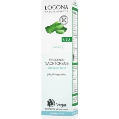 Logona Classic pflegende Nachtcreme Bio-Aloe Vera, 30 ml