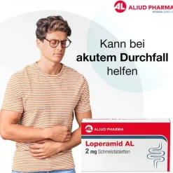 Aliud Pharma Loperamid AL 2 mg Schmelztabletten, 12 St> Mittel Gegen Durchfall & Erbrechen|Durchfallmittel