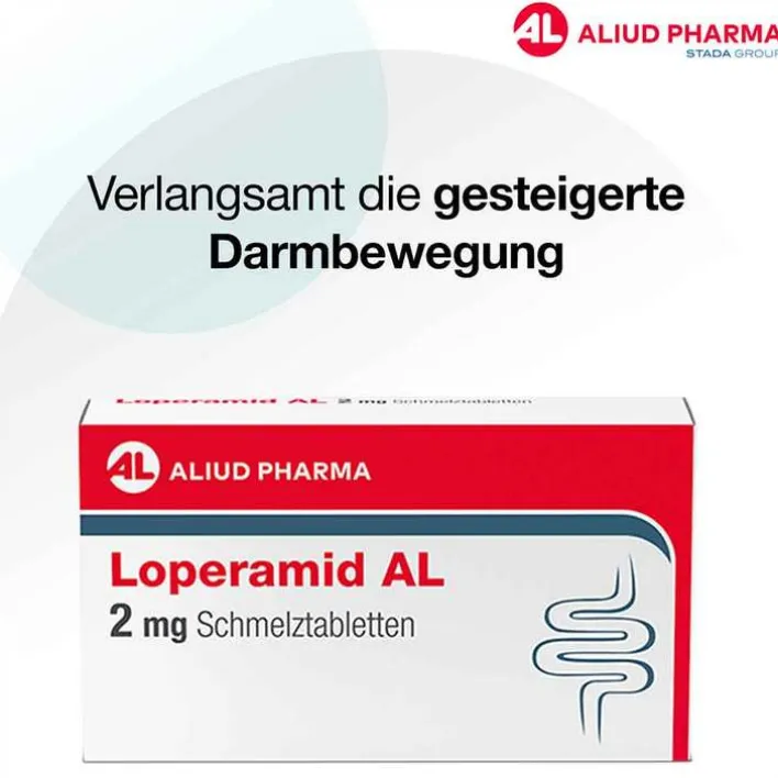 Aliud Pharma Loperamid AL 2 mg Schmelztabletten, 6 St> Mittel Gegen Durchfall & Erbrechen|Durchfallmittel
