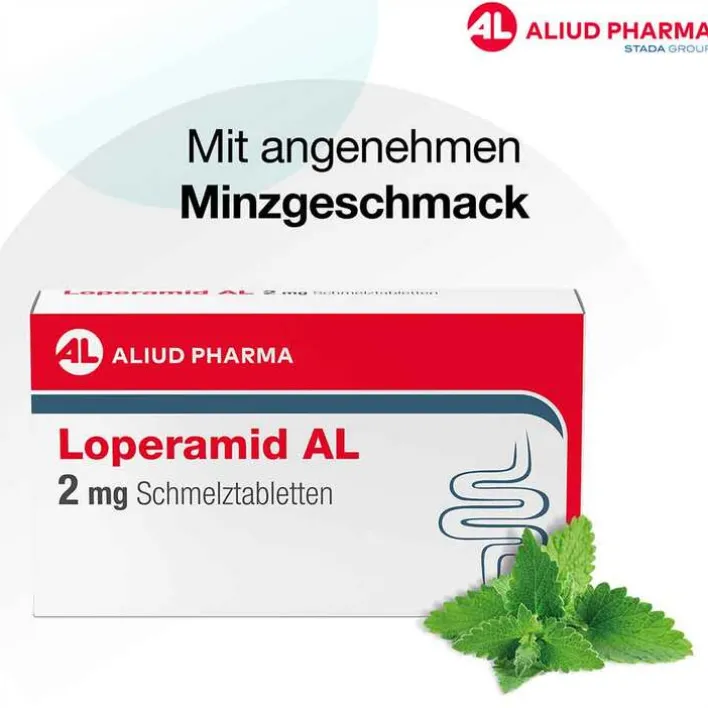 Aliud Pharma Loperamid AL 2 mg Schmelztabletten, 6 St> Mittel Gegen Durchfall & Erbrechen|Durchfallmittel