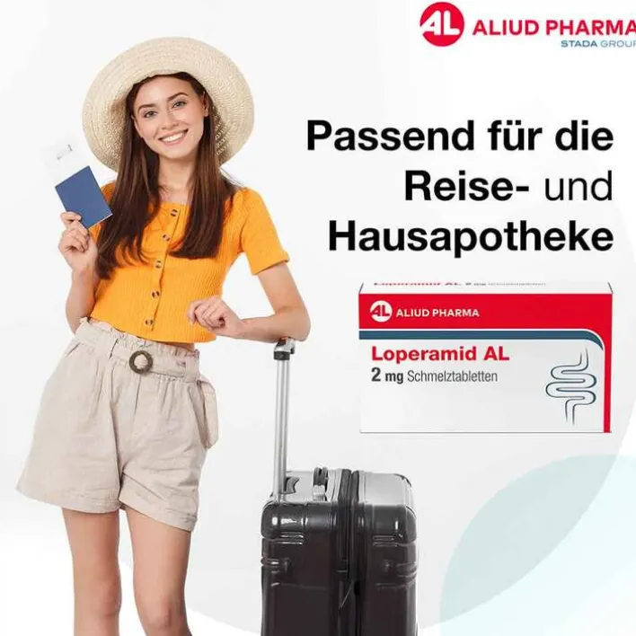 Aliud Pharma Loperamid AL 2 mg Schmelztabletten, 6 St> Mittel Gegen Durchfall & Erbrechen|Durchfallmittel