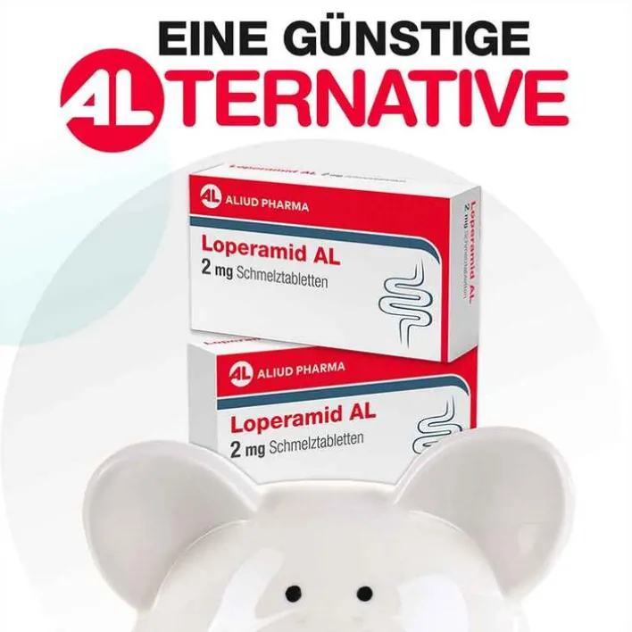 Aliud Pharma Loperamid AL 2 mg Schmelztabletten, 6 St> Mittel Gegen Durchfall & Erbrechen|Durchfallmittel