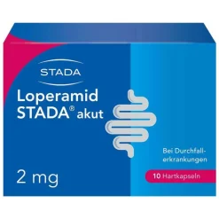 Stada Loperamid ® akut 2 mg Hartkapseln, 10 St> Durchfallmittel