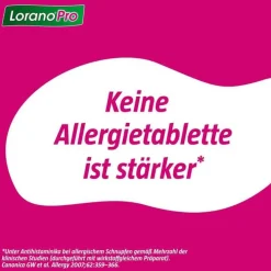 Lorano Pro 5 mg Filmtabletten, 50 St> Desloratadin|Allergie Tabletten