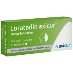axicur Loratadin ® 10 mg Tabletten, 20 St> Loratadin|Allergie Tabletten