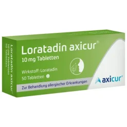 axicur Loratadin ® 10 mg Tabletten, 50 St> Loratadin|Allergie Tabletten