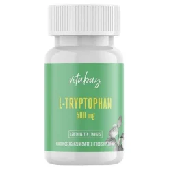 Vitabay L-Tryptophan 500 mg Aminosäure vegan Tabletten, 120 St> Aminosäuren