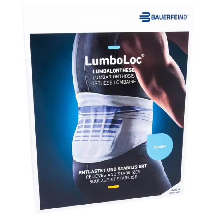 Lumboloc Rückenstütz Bandage Größe 3 titan, 1 St