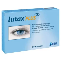 Santen Lutax Plus Kapseln, 90 St> Lutein|Augenvitamine