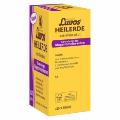 Luvos Heilerde extrafein akut Säurebedingte Magenbeschwerden Kapseln , 100 St