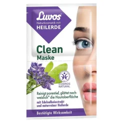 Luvos Naturkosmetik Heilerde Clean-Maske, 2X7.5 ml