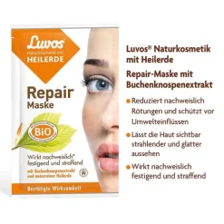 Luvos Naturkosmetik Heilerde Repair Maske, 2X7.5 ml