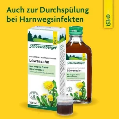 Schoenenberger Löwenzahn Saft HPS, 200 ml><noscript><img width=
