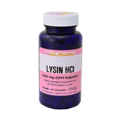 Hecht Pharma Lysin HCL 500 mg GPH Kapseln, 100 St> Aminosäuren