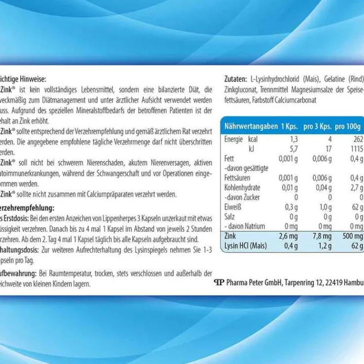 LyZink Herpes® Kapseln, 15 St