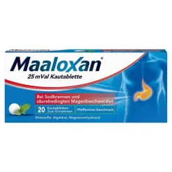 Maaloxan 25 mVal Kautabletten, 20 St> Sodbrennen Medikamente