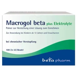 Beta Macrogol plus Elektrolyte Pulver, 100 St> Abführmittel