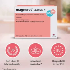 magnerot® CLASSIC N Magnesium Tabletten, 100 St