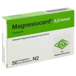 Magnesiocard 2,5 mmol Filmtabletten, 50 St