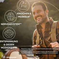 Magnesium 350 mg Komplex Citrat / Oxid / Carbonat vegan Tabletten , 180 St