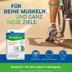 Magnesium Diasporal 400 Extra Kapseln, 100 St> Magnesium|Muskulatur