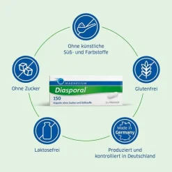 Magnesium Diasporal ® 150 Kapseln, 100 St><noscript><img width=