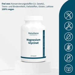 Natugena Magnesium Glycinat Kapseln, 120 St><noscript><img width=
