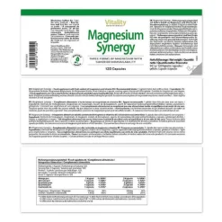 Magnesium Synergy Komplex Glycinat Malat & Citrat, 120 St