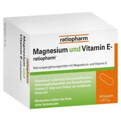 Ratiopharm Magnesium und Vitamin E , 60 St> Magnesium|Muskulatur