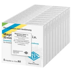 Magnesium Verla i.v. 20 mmol/10 ml K. z. H. einer Infusionslsg, 50 St