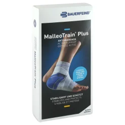 Bauerfeind Malleotrain Plus Größe 2 links titan Sprunggelenkb., 1 St> Knöchel- & Sprunggelenkbandagen