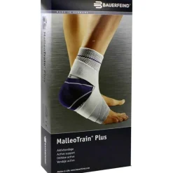 Bauerfeind Malleotrain Plus Größe 2 rechts titan Sprunggelenkb., 1 St> Knöchel- & Sprunggelenkbandagen