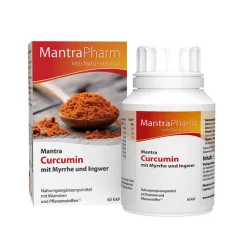 Mantra Curcumin mit Myrrhe und Ingwer Kapseln, 60 St> Kurkuma Kapseln