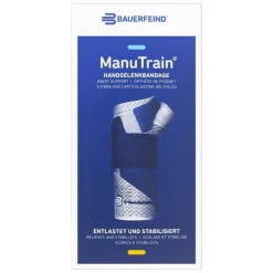 Manutrain Handgelenkbandage Größe 5 rechts schwarz, 1 St> Handgelenkbandagen